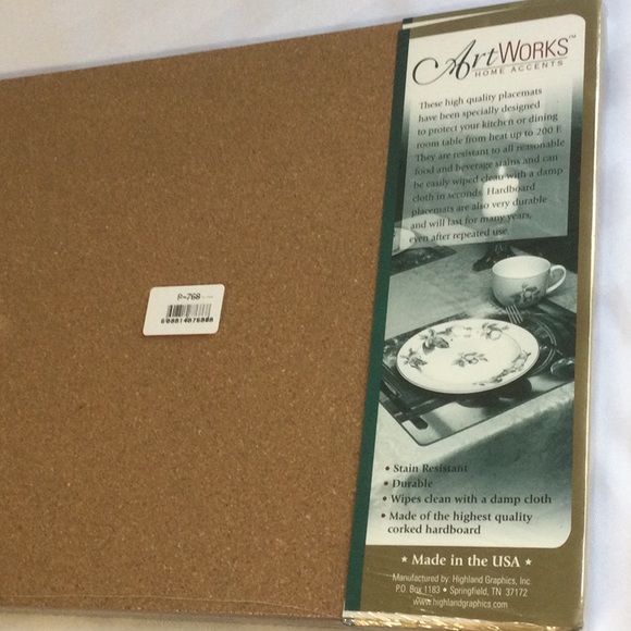 Gift pack of 4 placemats, purple iris - Picture 2 of 4